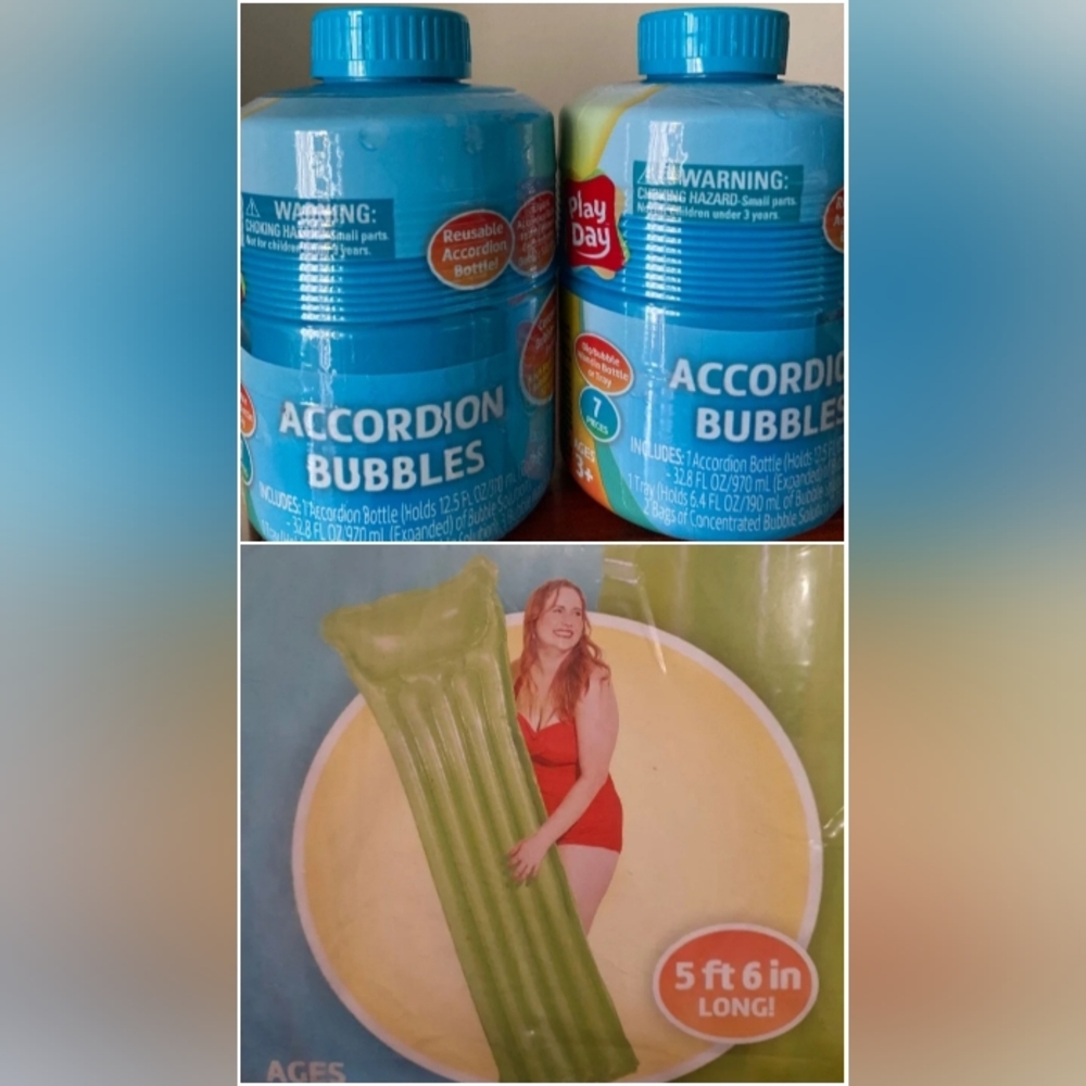 Accordian Bubbles & Adult Swim Mat Green